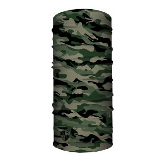 Face Shield Green Military Camo
