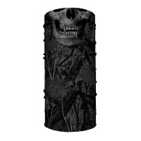 Face Shield Blackout Forest Camo Skull