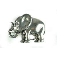 VaModa Gürtelschließe Elefant Silber