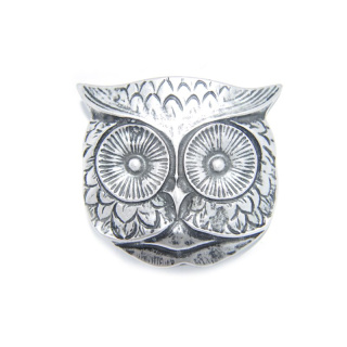 VaModa Gürtelschließe Owl Silber